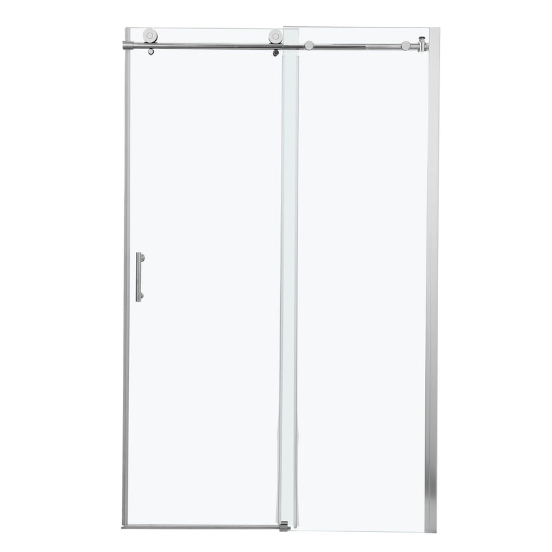 Single Sliding Bypass Shower Door Enclosure With Tempered Glass by HouseOfZazla