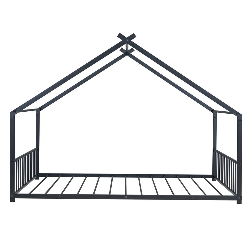 Metal House Bed by Unique Piece Furniture