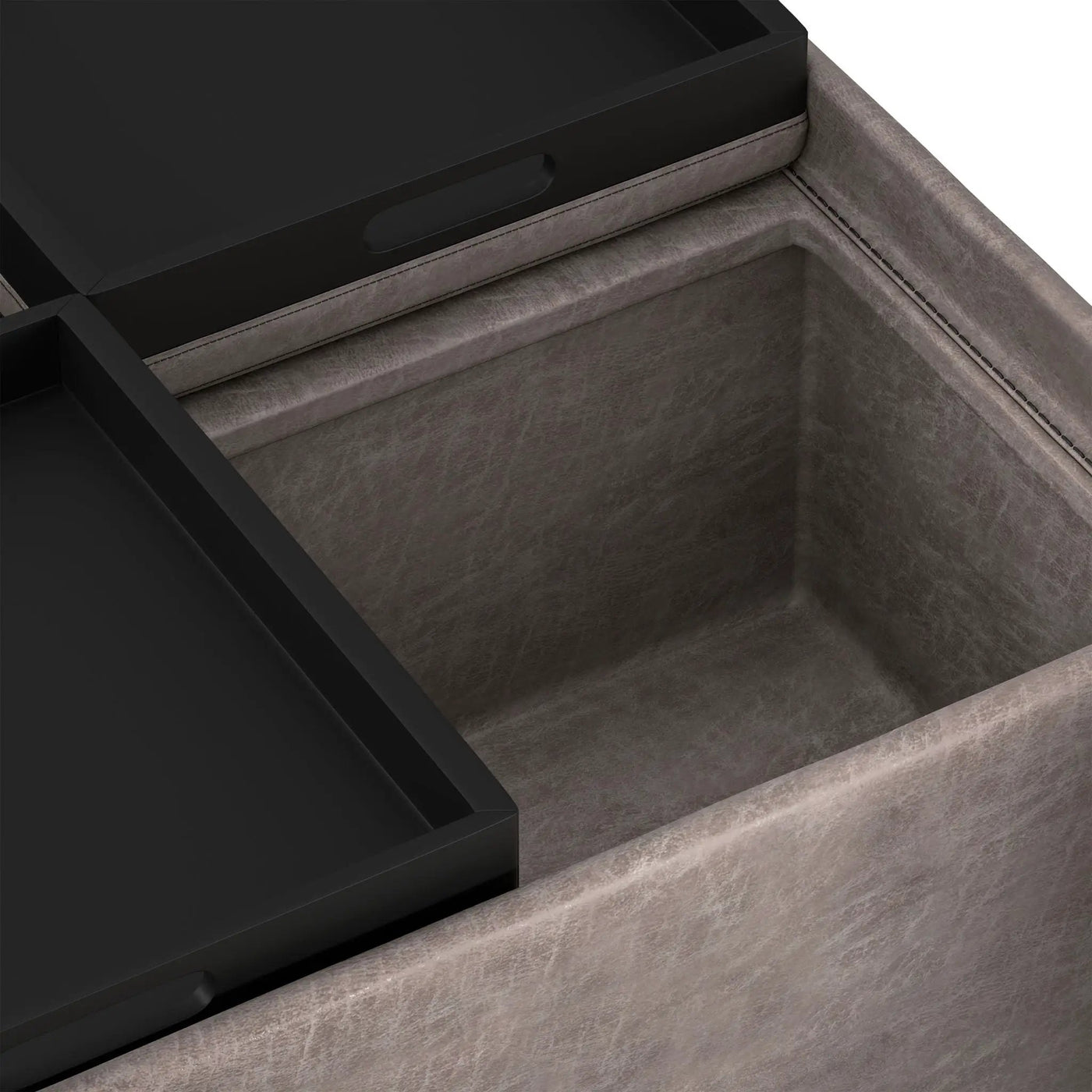 Avalon - Square Coffee Table, Storage Ottoman by HouseOfZazla