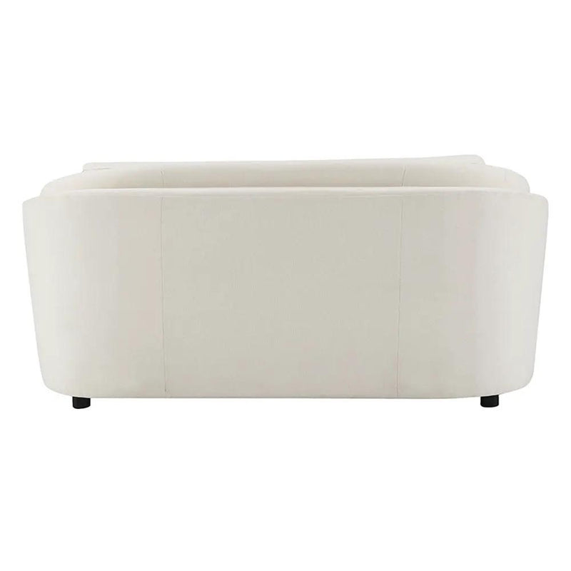 Mariko - Loveseat With 2 Pillows - Beige Linen by Unique Piece Furniture