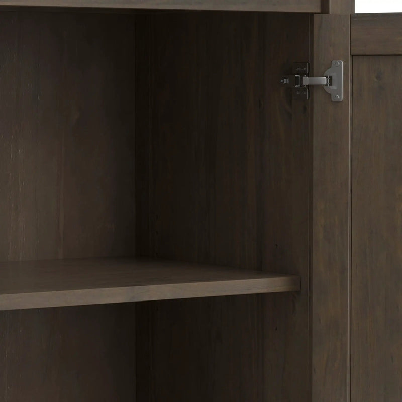 Ela - Wide Storage Cabinet - Smoky Brown by HouseOfZazla