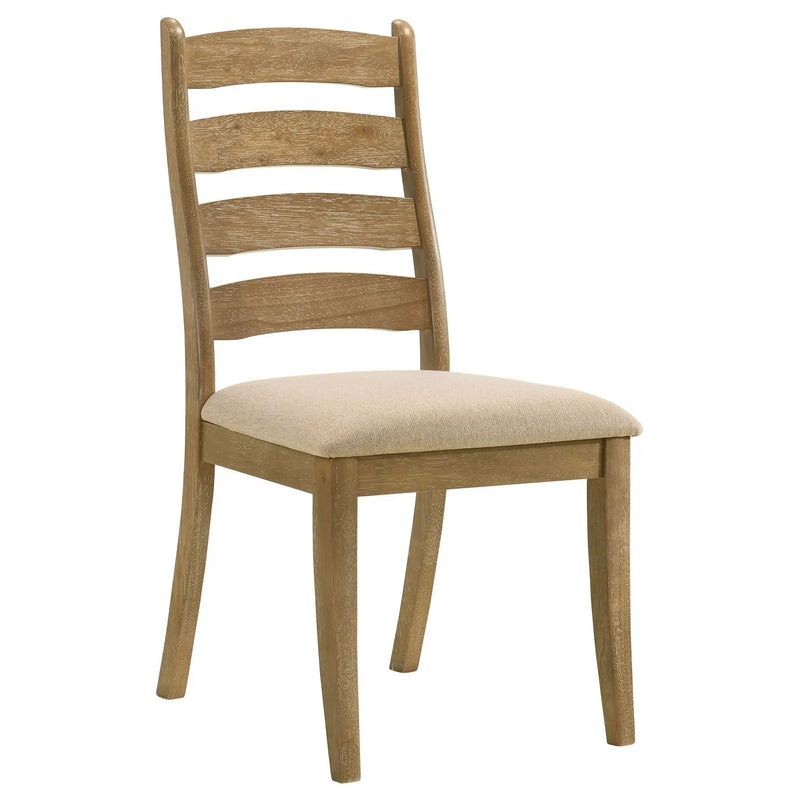 Sammy - Dining Side Chair (Set of 2) - Brown / Beige by HouseOfZazla