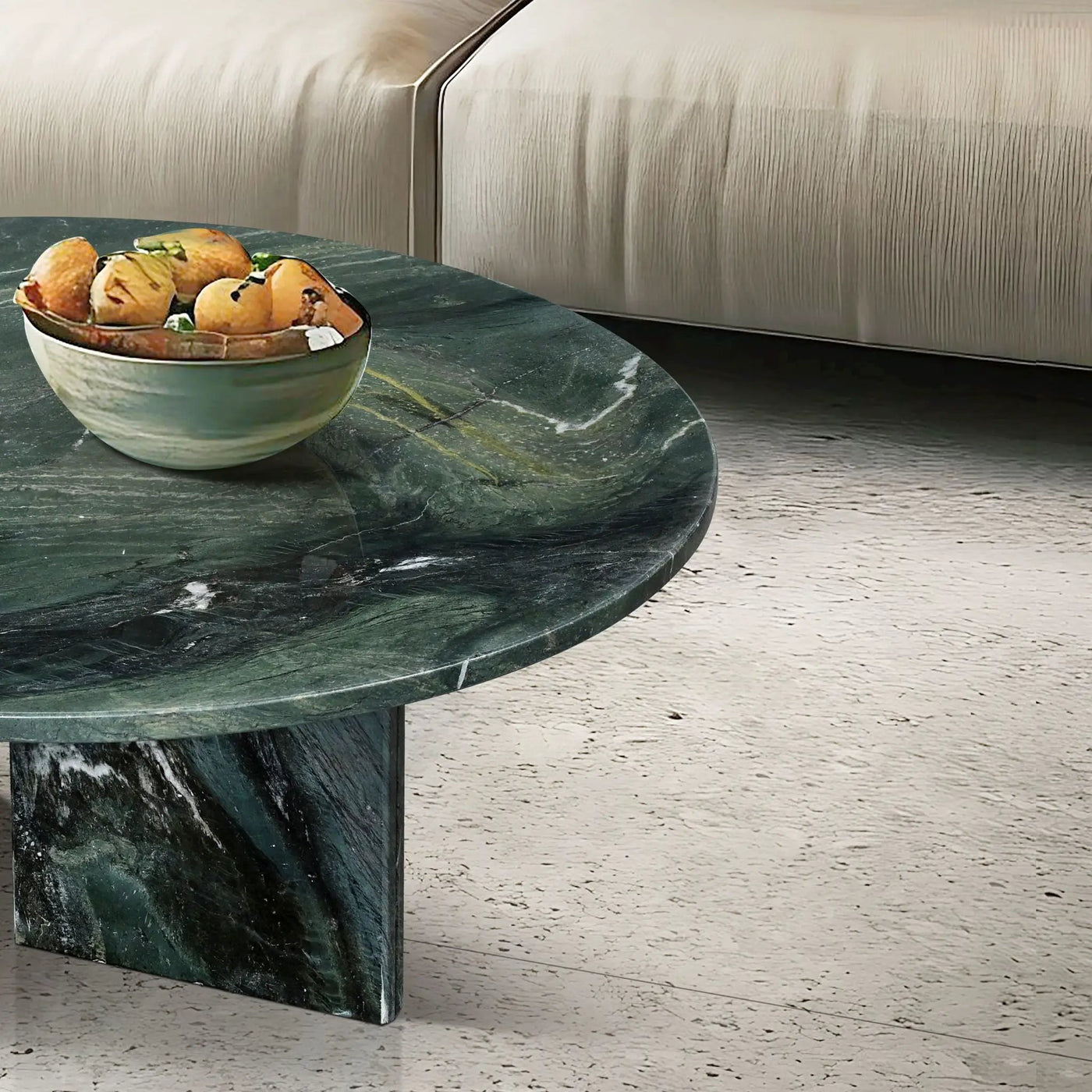 Luxury Coffee Table With Unique Veining, Unique Stone Design by HouseOfZazla