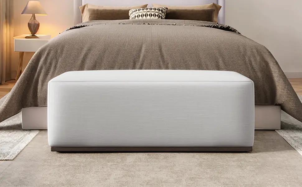 Simple and Elegant Footstool Bench by HouseOfZazla