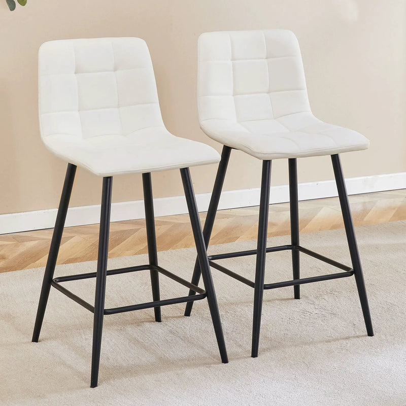 Bar Chair Set Comfortable With Metal Legs And Ergonomic Design by Unique Piece Furniture