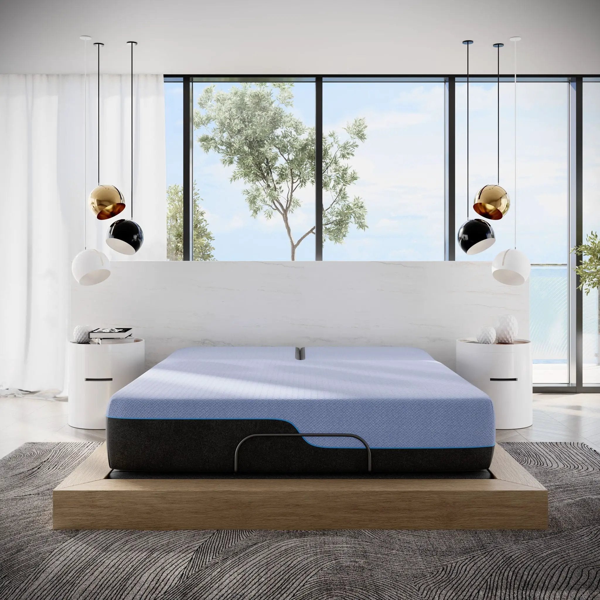 12" Refresh Flex Head Hybrid Cooling Fast Responding Latex Foam & Coil Mattress by HouseOfZazla