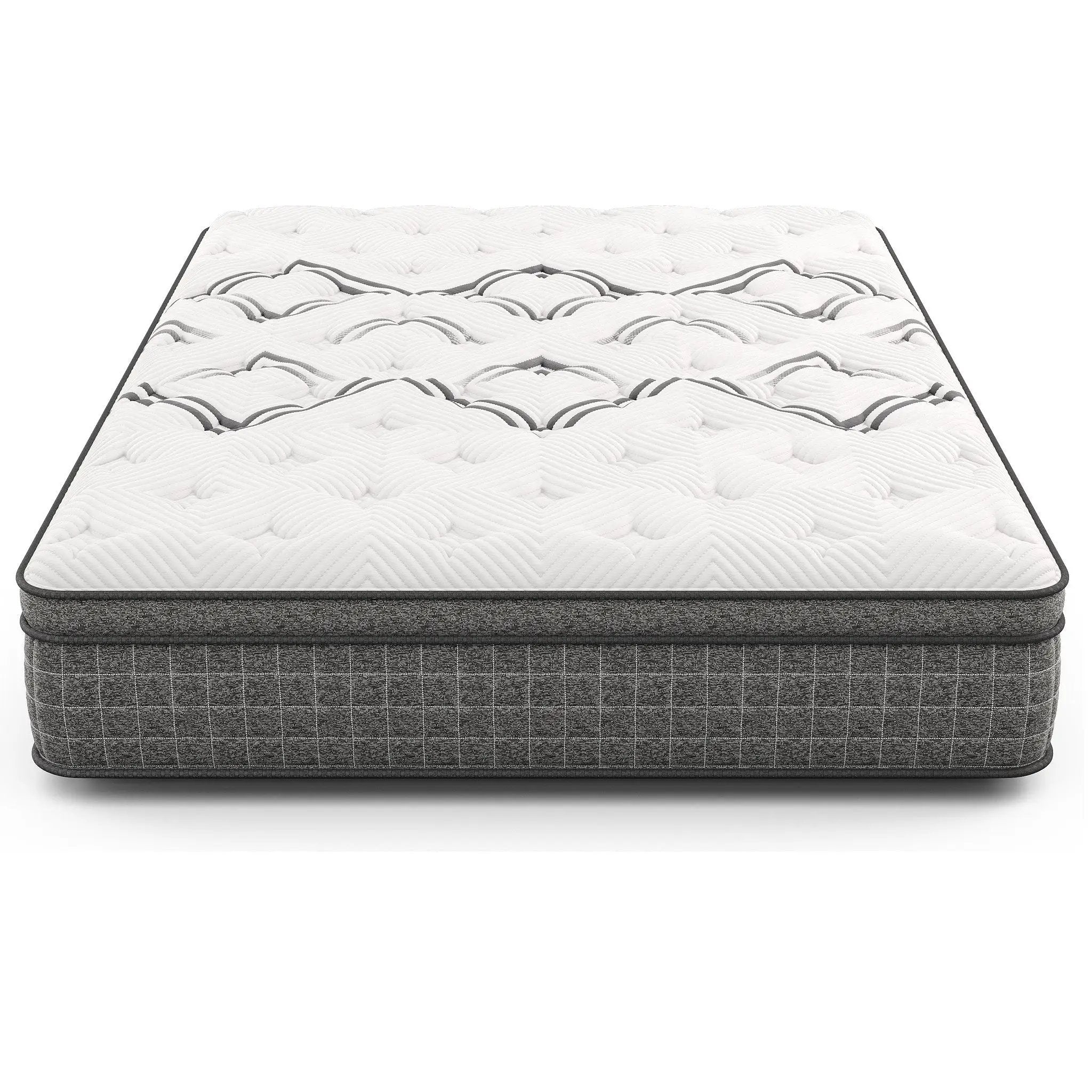 Diamond Soto Cooling Copper Hybrid Mattress Twin Size 12.5" Medium Feel by HouseOfZazla