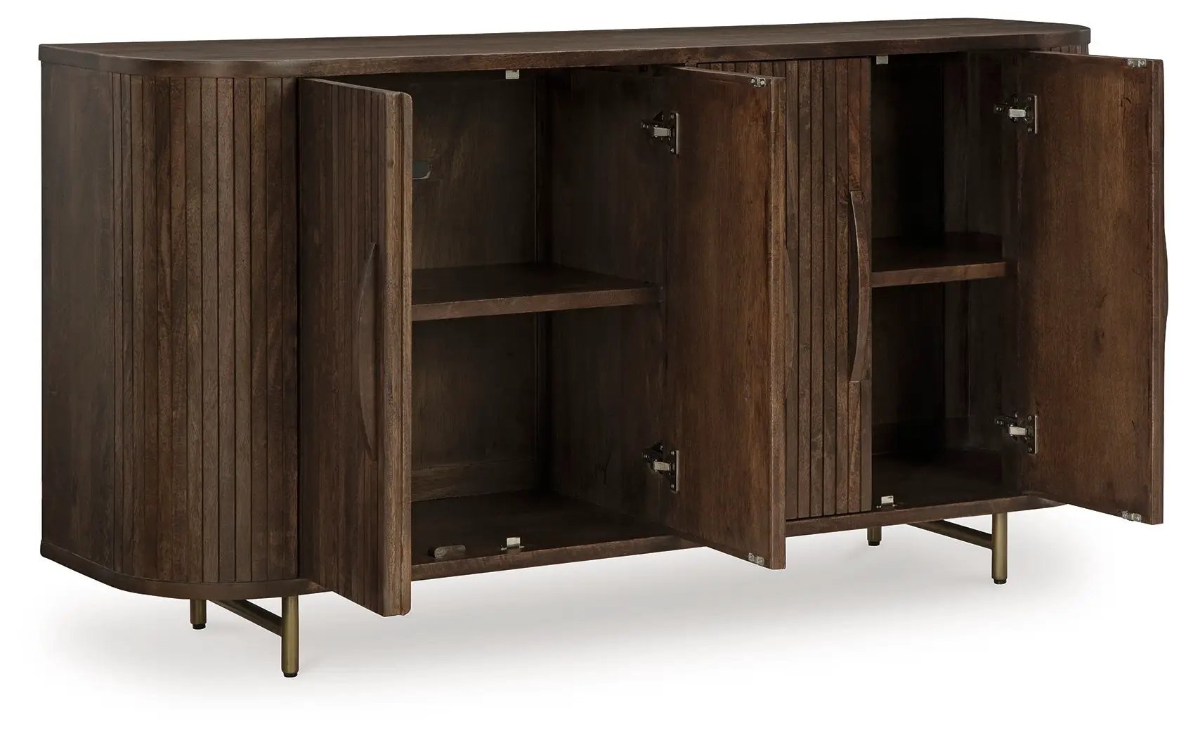 Amickly - Accent Cabinet - Dark Brown by Unique Piece Furniture