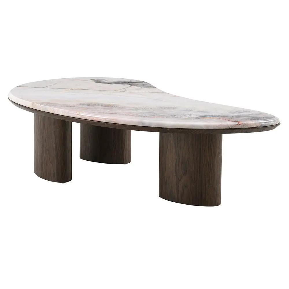Hanale - Table With Marble Top by Unique Piece Furniture