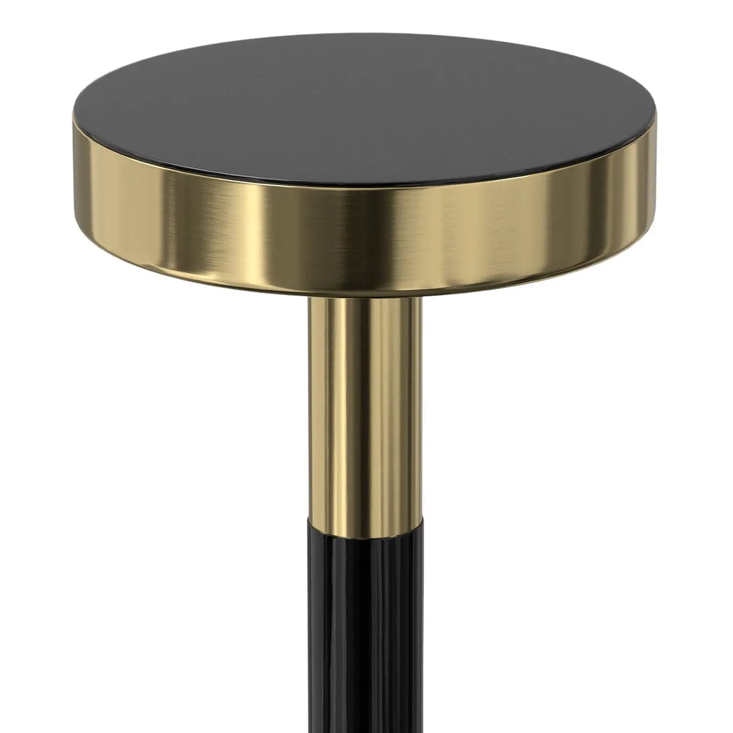 Frannie - Side Table - Gold / Black by Unique Piece Furniture