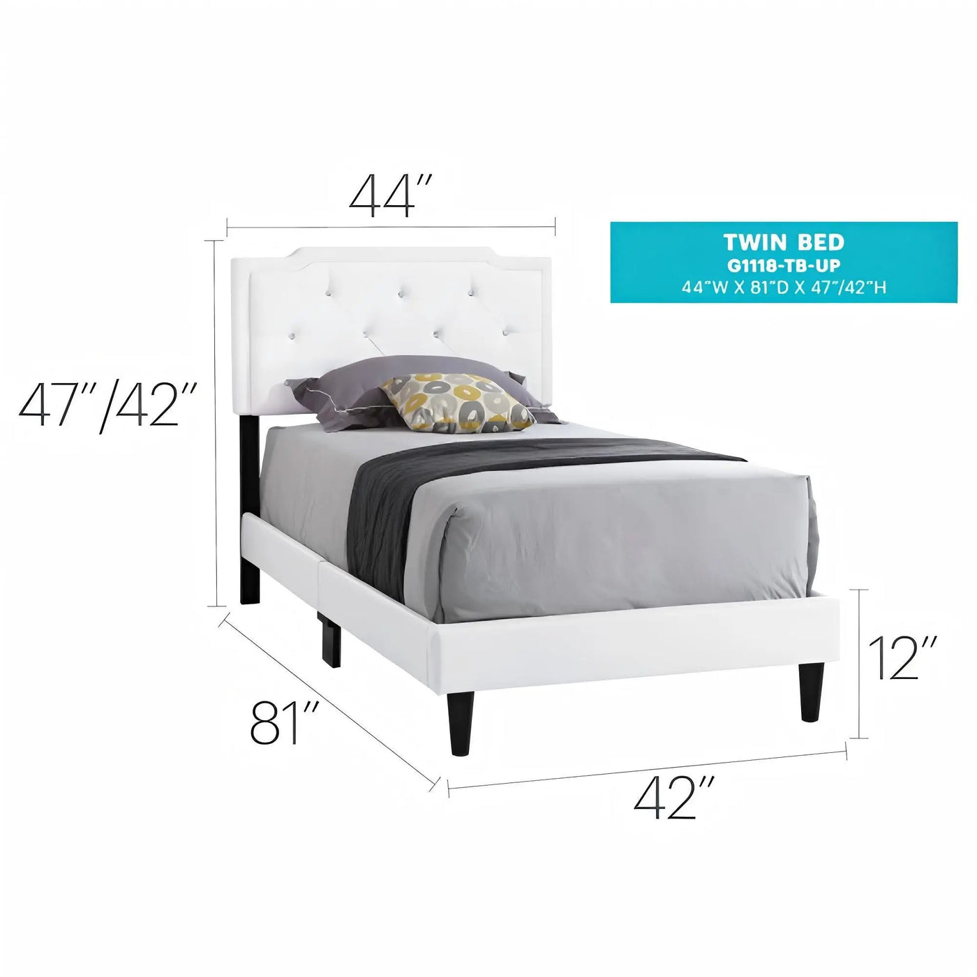 Button Tufted Bed Charming For Cozy Spaces by HouseOfZazla