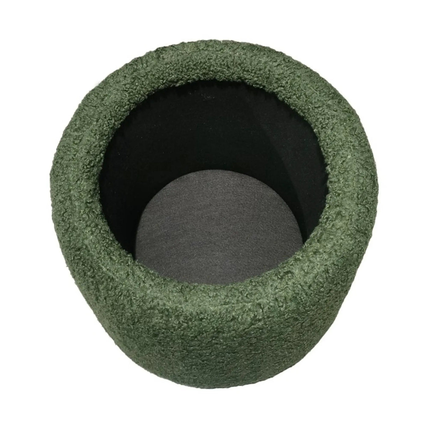 Elegant Round Storage Ottoman Upholstered by HouseOfZazla