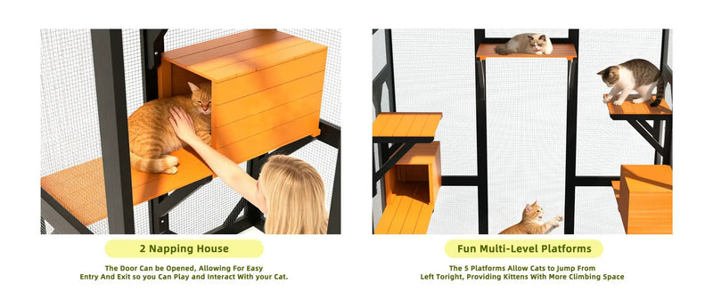 62.6" Solid Wood Pet Enclosure by HouseOfZazla