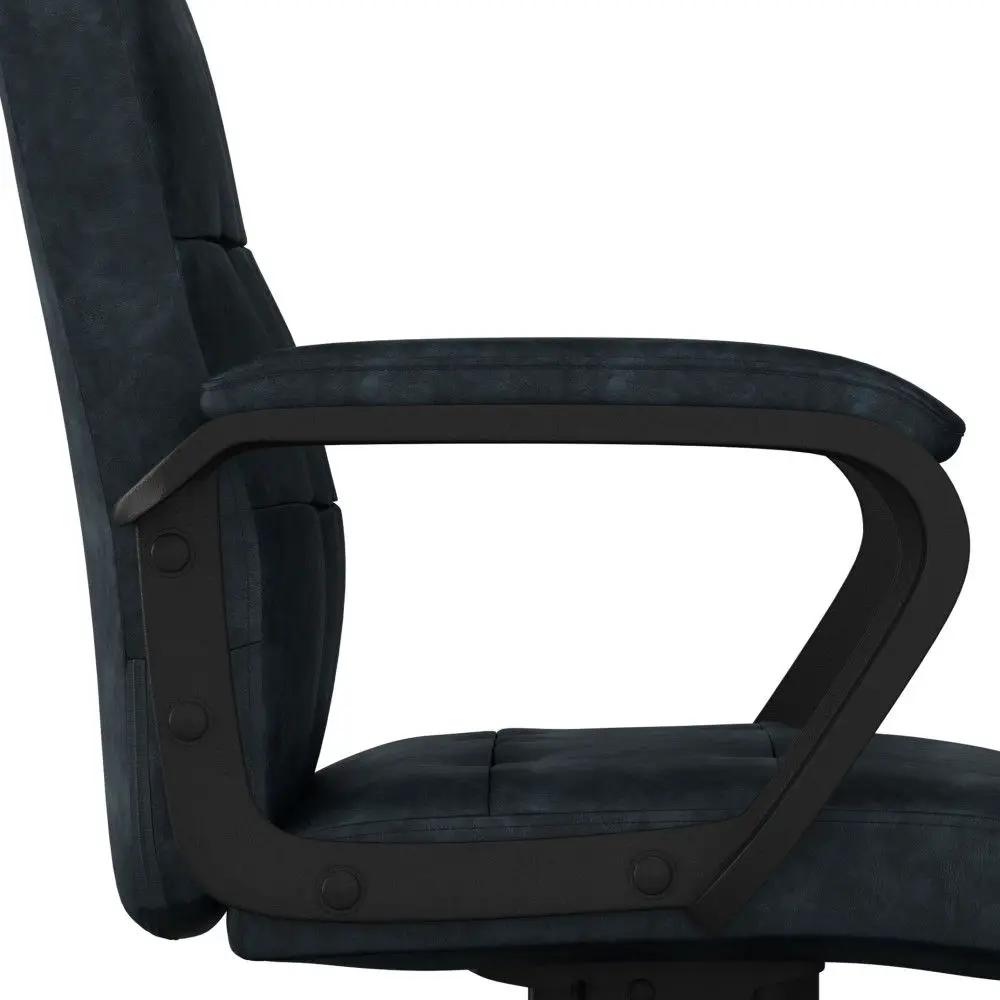 Brewer - Swivel Office Chair - Distressed Blue by HouseOfZazla