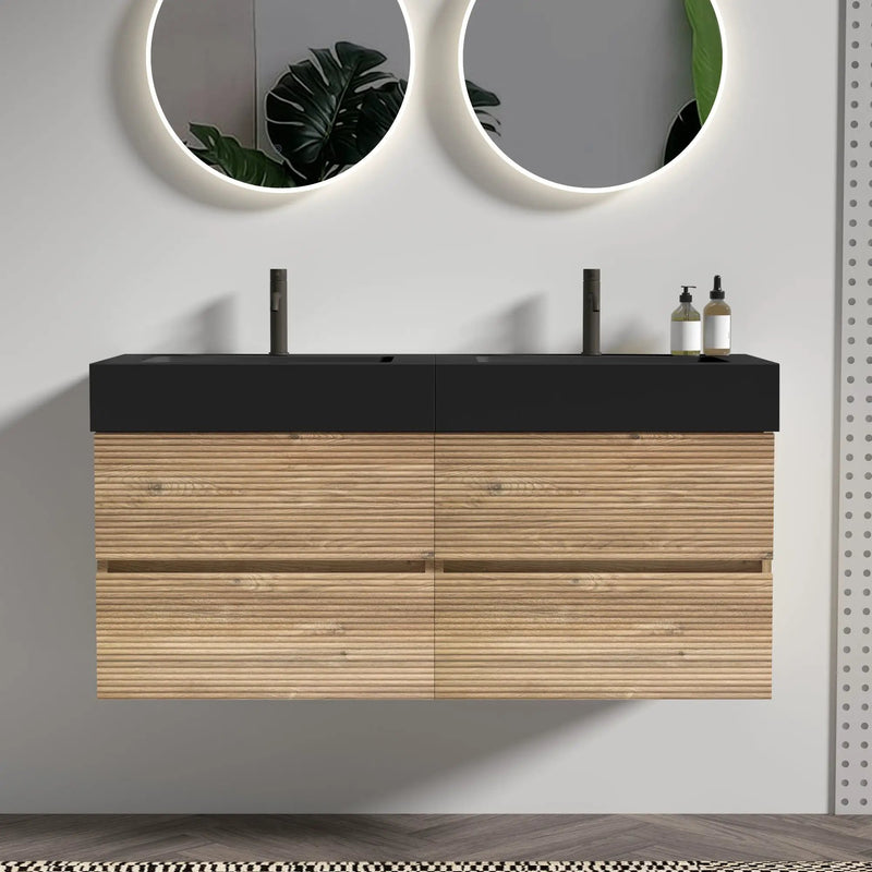 Grace 48'' (24inch*2) Rough Bathroom Vanity by HouseOfZazla
