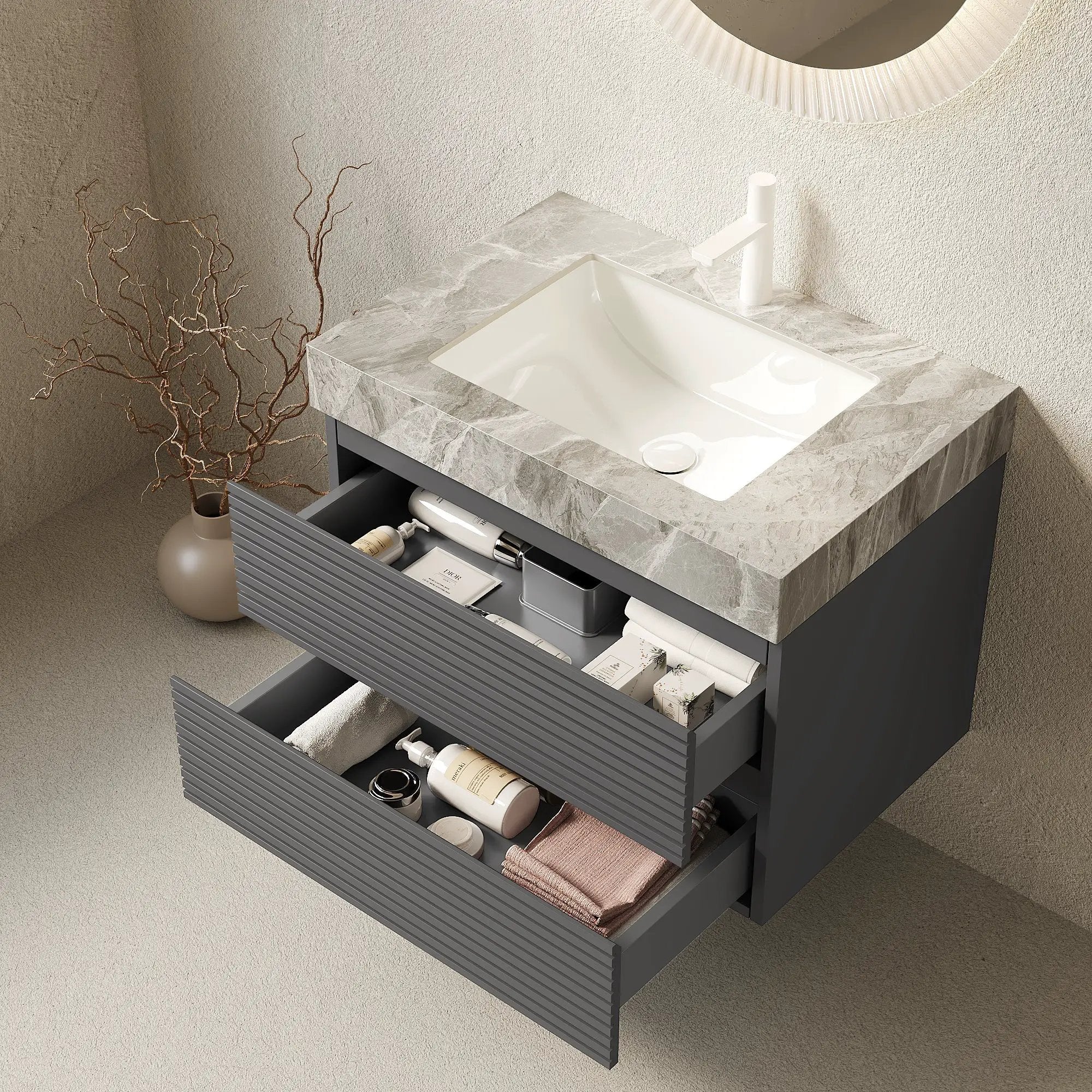 Veno 30" Bathroom Vanity with Undermount Sink by HouseOfZazla
