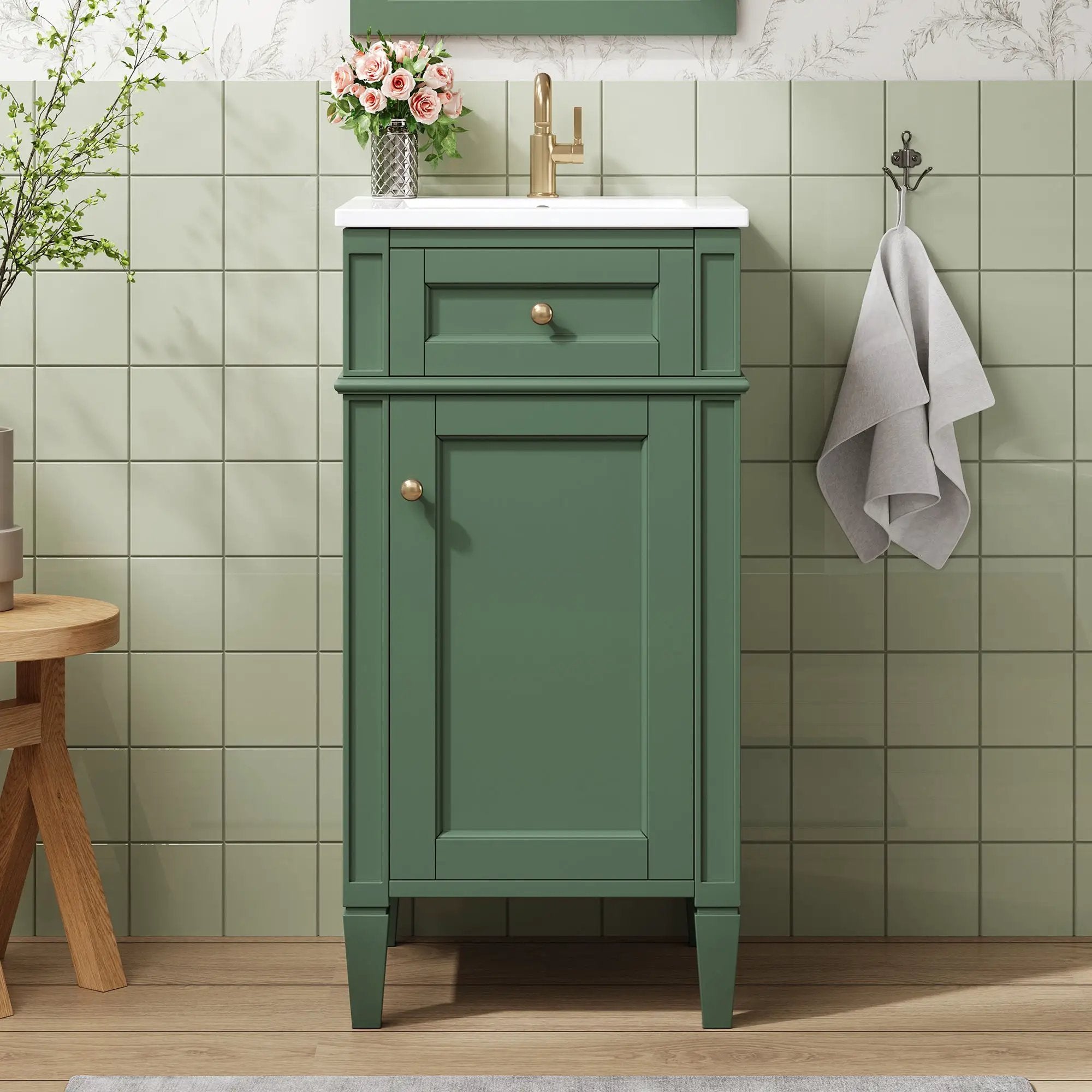 French Style Bathroom Vanity With Sink by Unique Piece Furniture