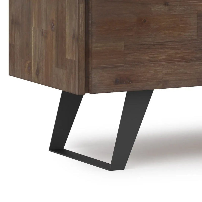 Lowry - TV Media Stand - Rustic Natural Aged Brown by Unique Piece Furniture