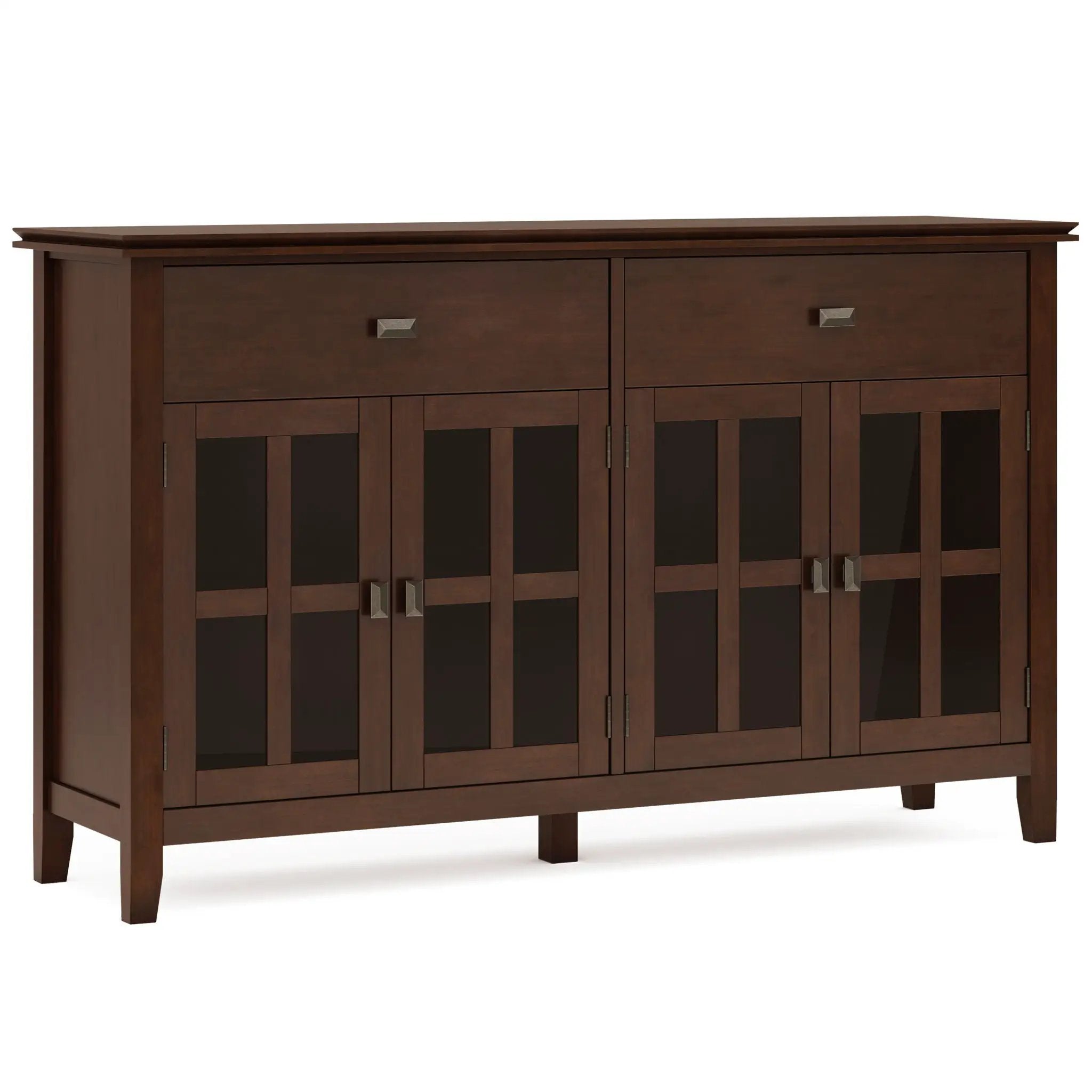 Artisan - Large 4 Door Sideboard Buffet - Russet Brown by Unique Piece Furniture
