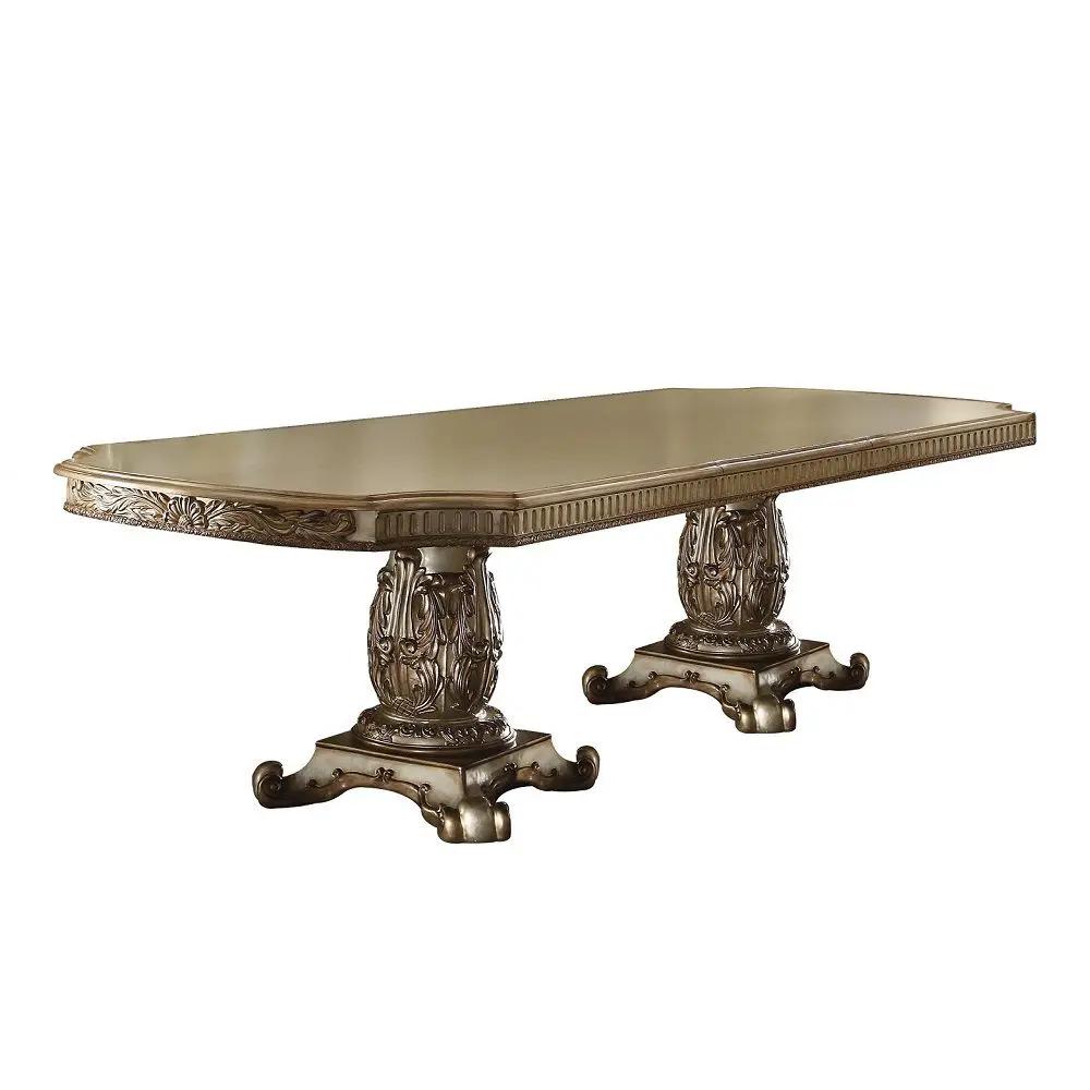 Vendome - Dining Table w/Double Pedestal by Unique Piece Furniture