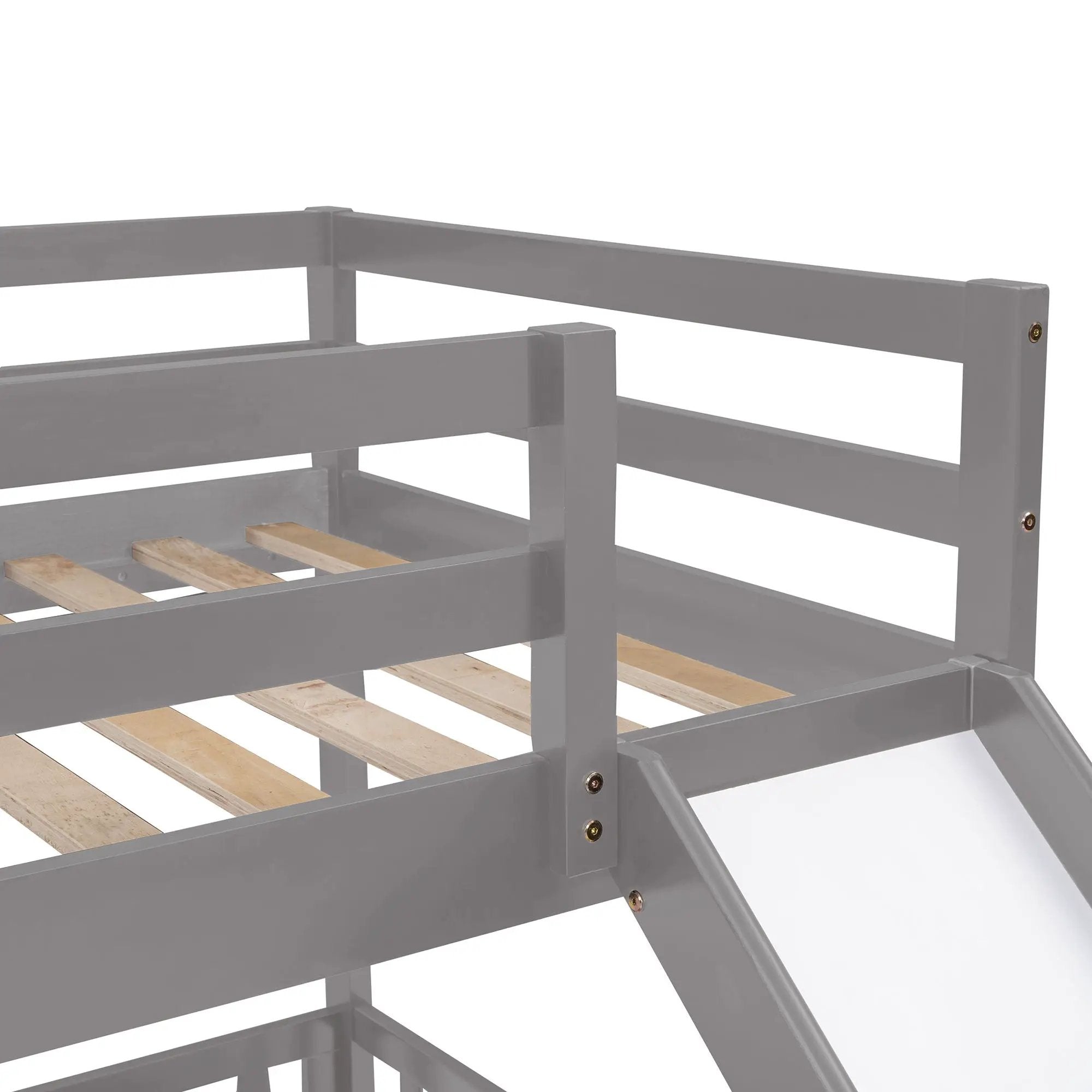 Functional Bunk Bed & Convertible Ladder And Slide by HouseOfZazla