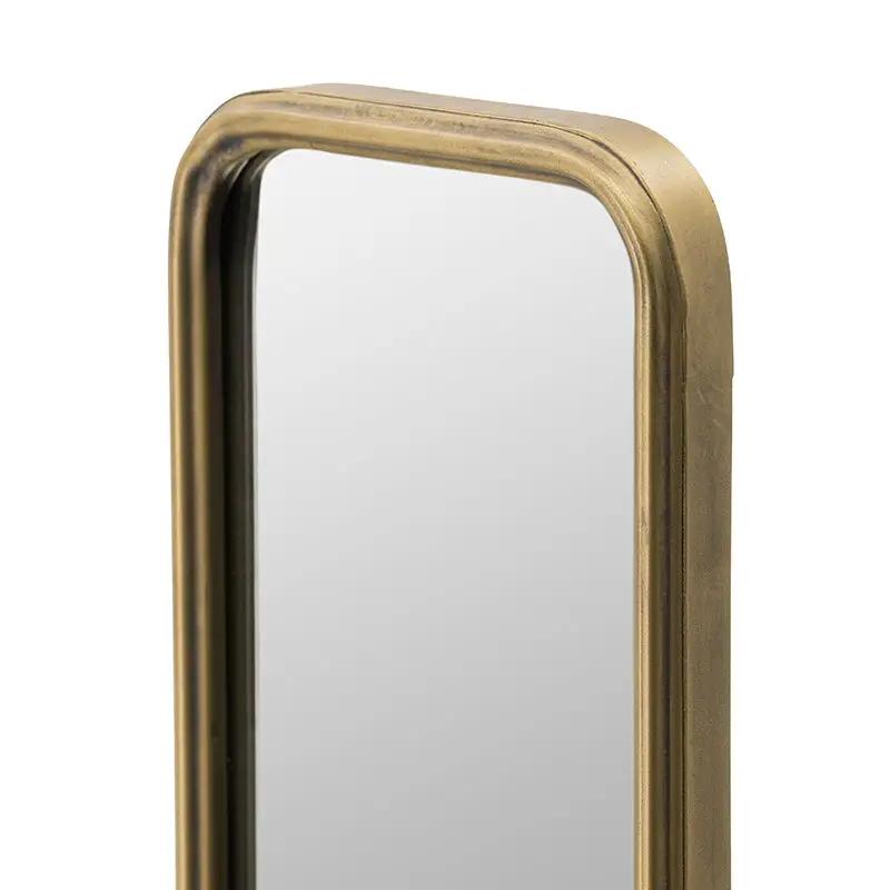 Full Length Mirror With AntiqueMetal Frame, Long Mirror For Hallway Living Room Bedroom Bathroom - Gold by Unique Piece Furniture