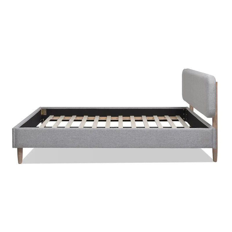 Diego - Low Upholstered Platform Bed by HouseOfZazla