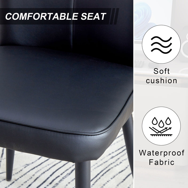 Modern Minimalist Dining Chairs (Set of 2) by HouseOfZazla