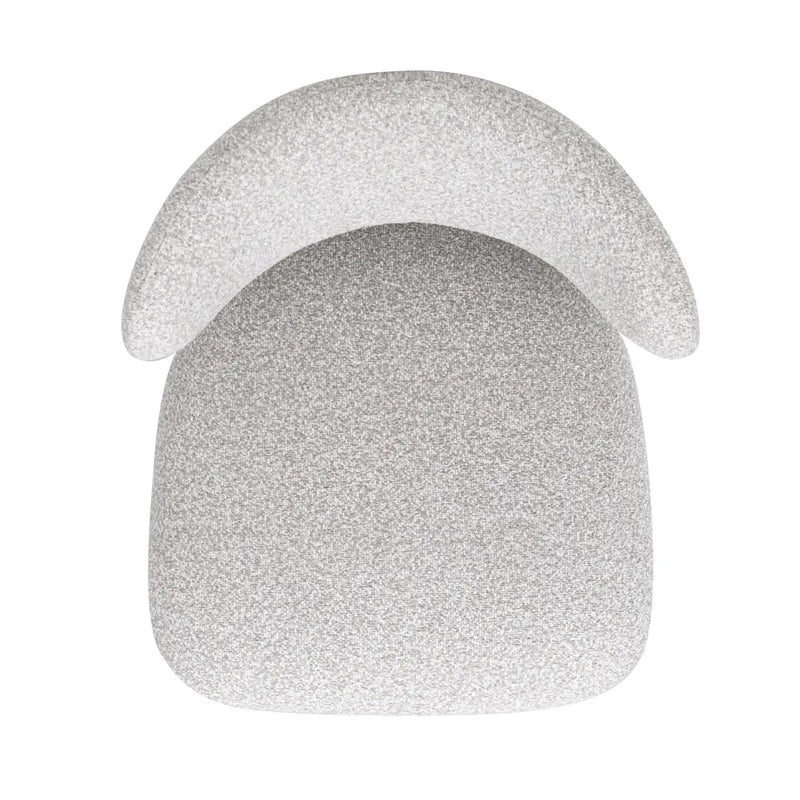 Locke - Modern Upholstered Counter Stool With Frame - Salt / Pepper by HouseOfZazla