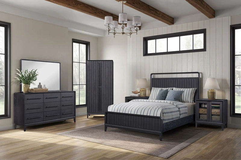 Spacious Storage Armoire - Peppercorn by Unique Piece Furniture