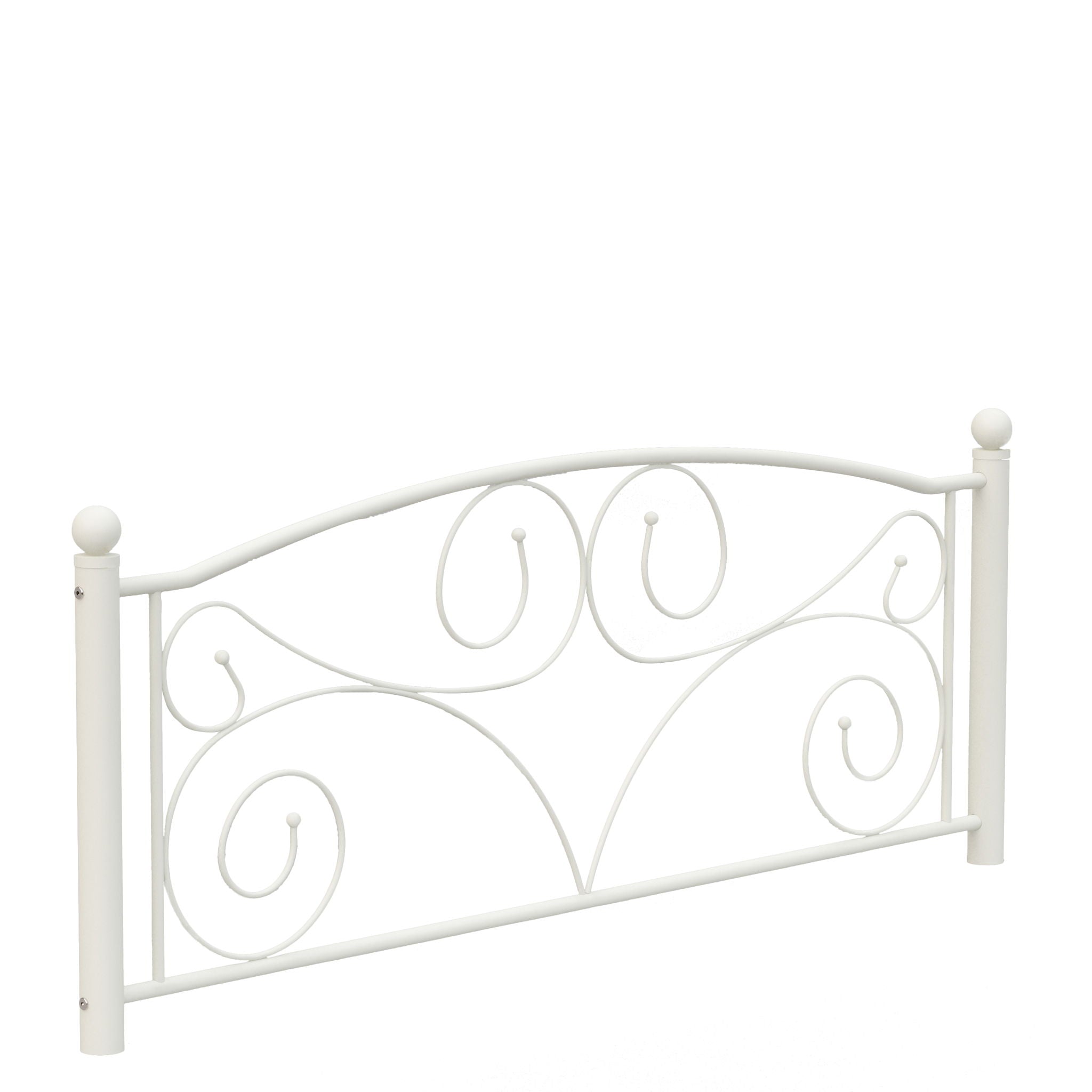 Full With Metal Frame Bed - White by HouseOfZazla
