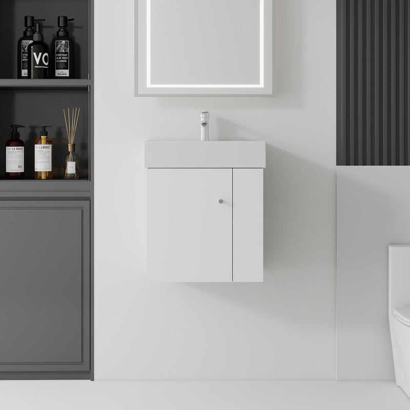21.6 Inch Floating Bathroom Vanity with Sink by HouseOfZazla