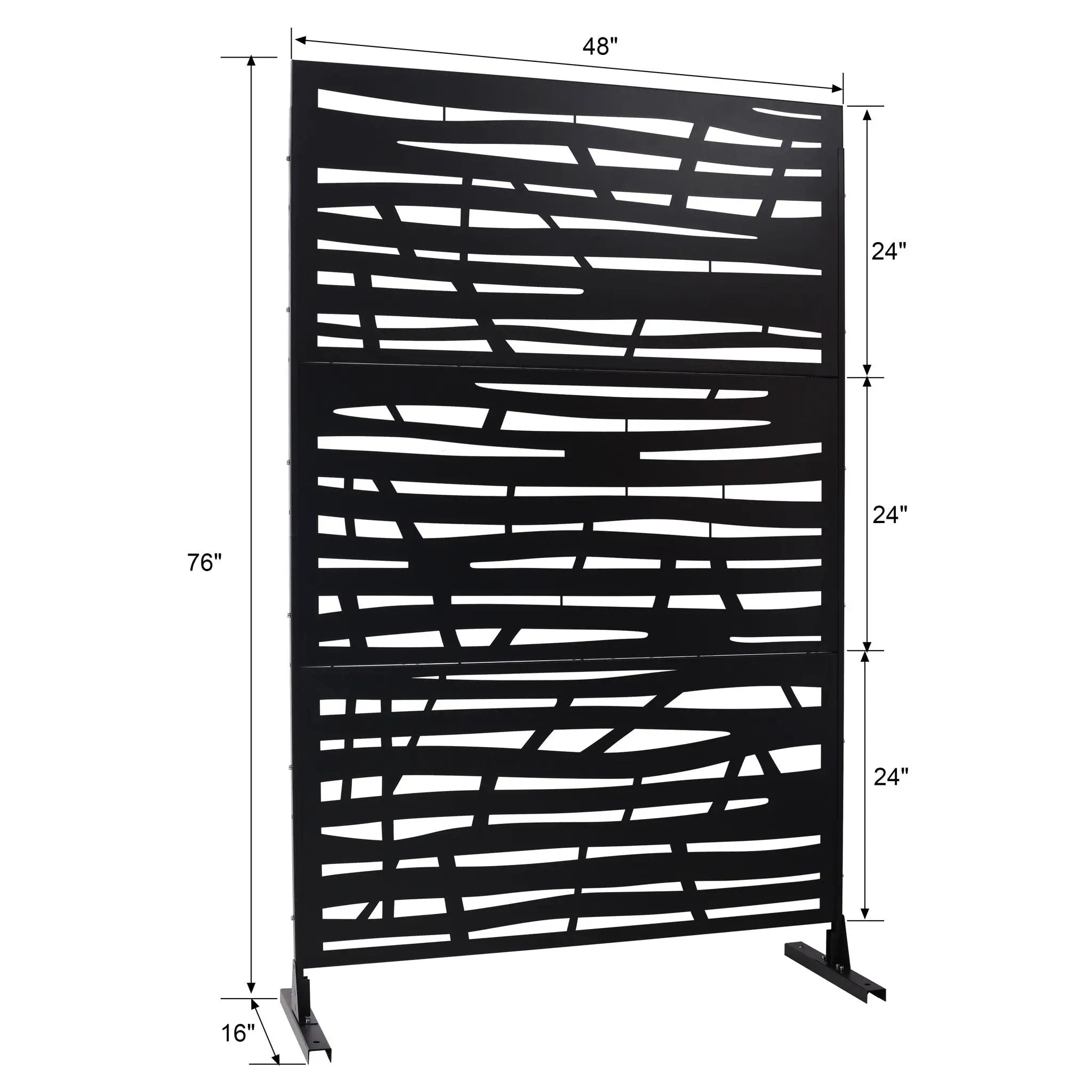 Outdoor & Indoor Privacy Screen Metal Privacy Screen by HouseOfZazla