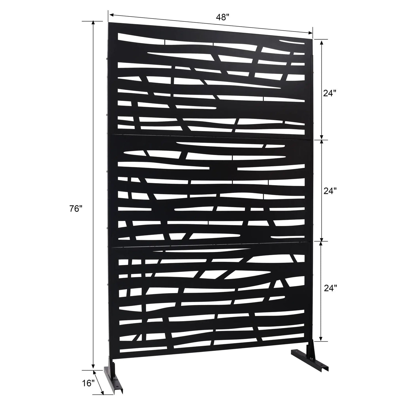 Outdoor & Indoor Privacy Screen Metal Privacy Screen by Unique Piece Furniture