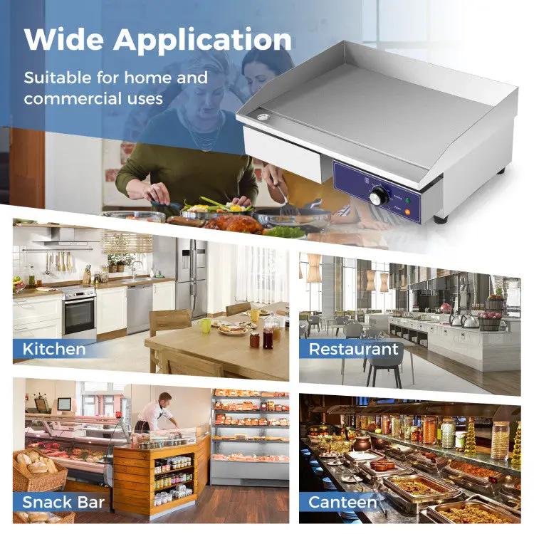 Electric Griddle Commercial Countertop Grill by DirectDeals