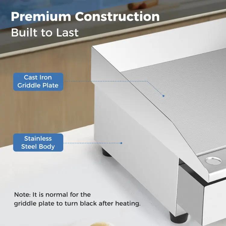 Electric Griddle Commercial Countertop Grill by DirectDeals