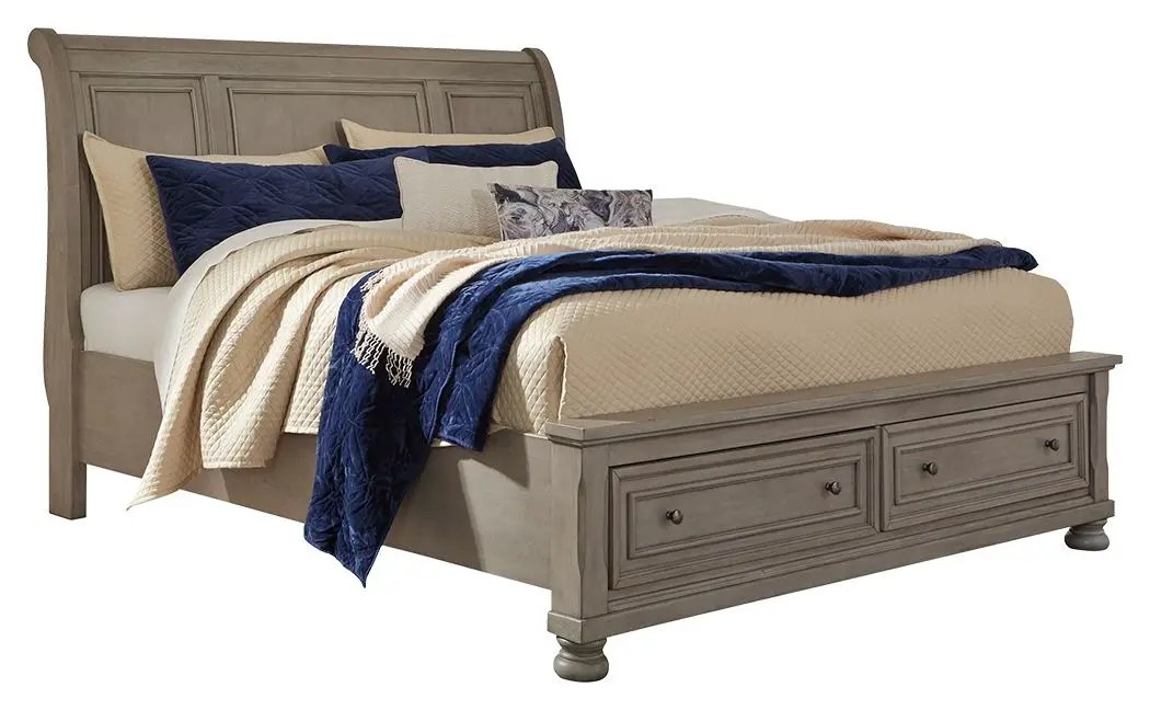 Lettner - Sleigh Bed by Unique Piece Furniture