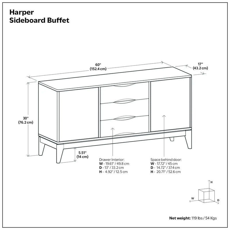 Harper - Sideboard Buffet by HouseOfZazla