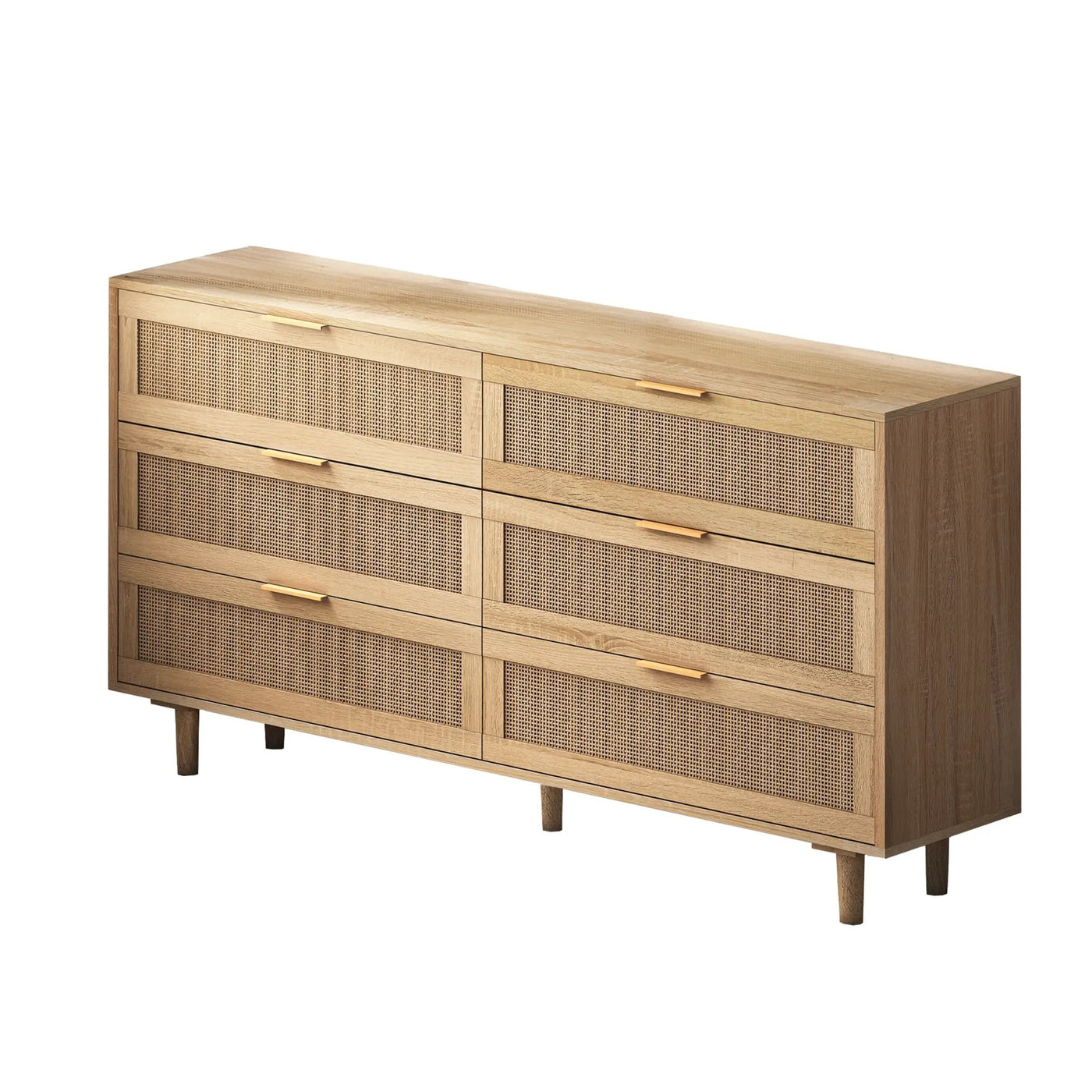 59.06" 6-Drawers Rattan Storage Cabinet by HouseOfZazla