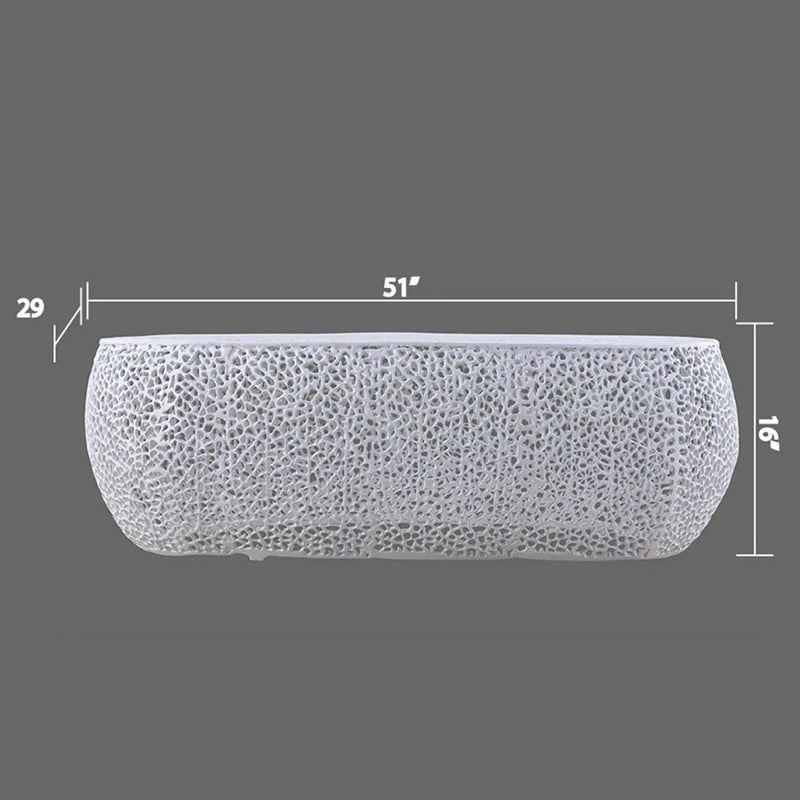 T3601 - Modern Oval Coffee Table by HouseOfZazla