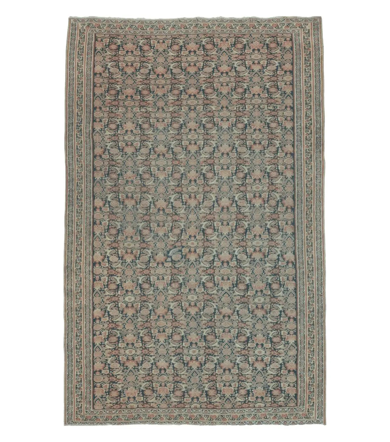 4' X7' Antique Handmade Turkish Wool Kilim Soumak Flat Weave Rug Tribal Organic by Jewel Rugs