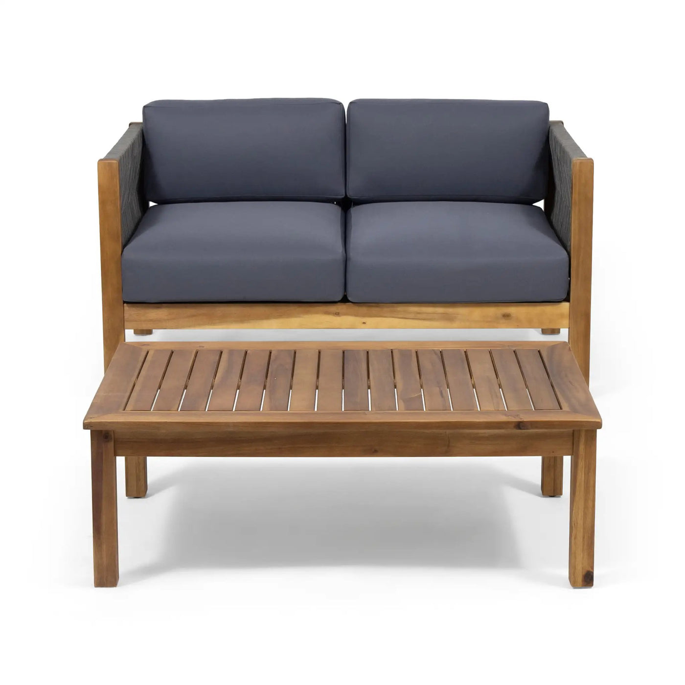 Patio Loveseat and Coffee Table Set by HouseOfZazla