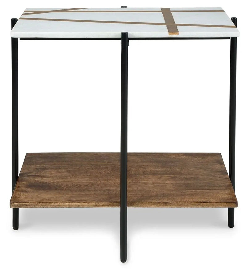Braxmore - Accent Table - White / Light Brown by Unique Piece Furniture