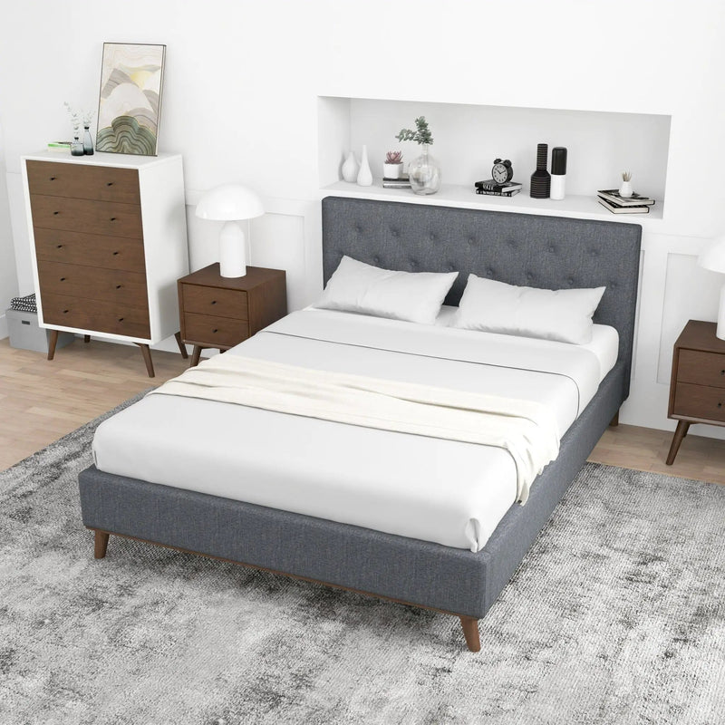 Graceville - Elegant Design Platform Bed by HouseOfZazla