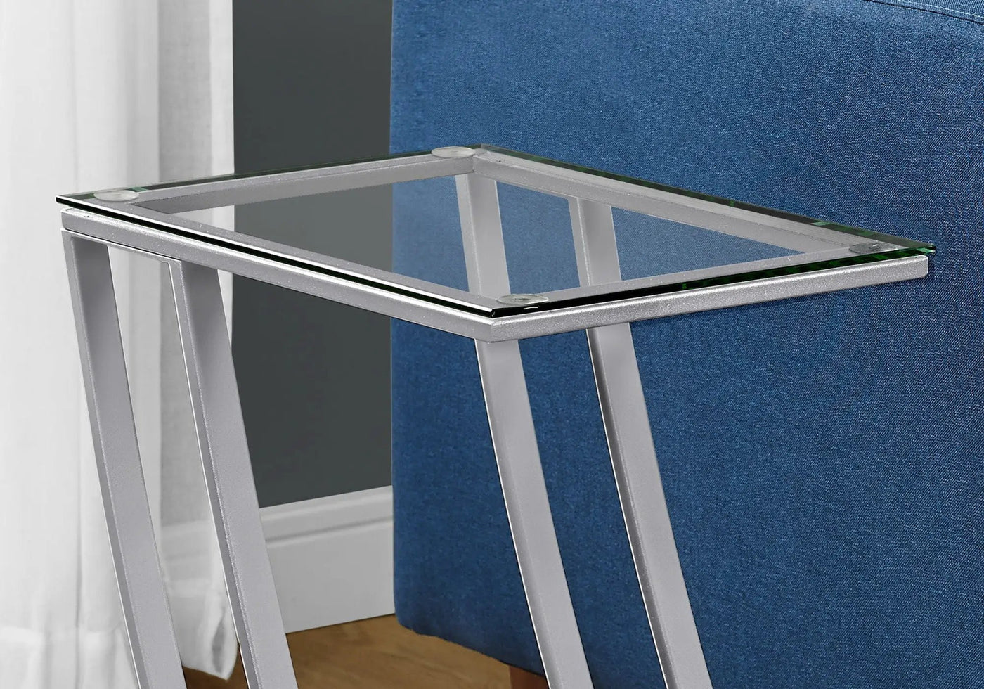 Accent Table C-Shaped with Sturdy Construction by HouseOfZazla