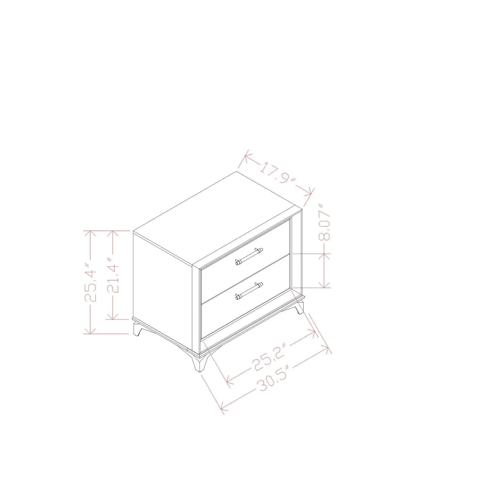 Star - Nightstand - White by Unique Piece Furniture
