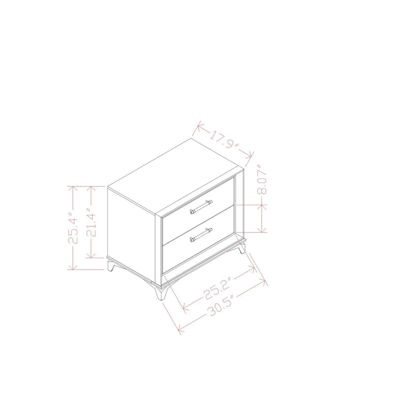 Star - Nightstand - White by Unique Piece Furniture