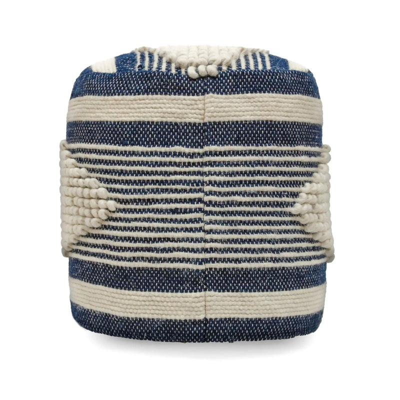 Diamond - Handcrafted Cylindrical Pouf by Unique Piece Furniture