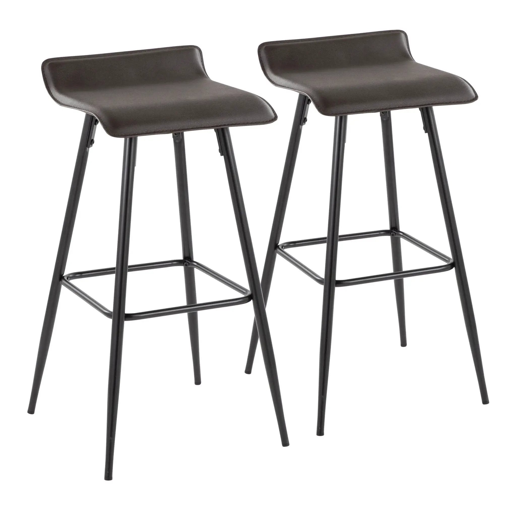 Ale - Contemporary Fixed-Height Bar Stool (Set of 2) by Unique Piece Furniture