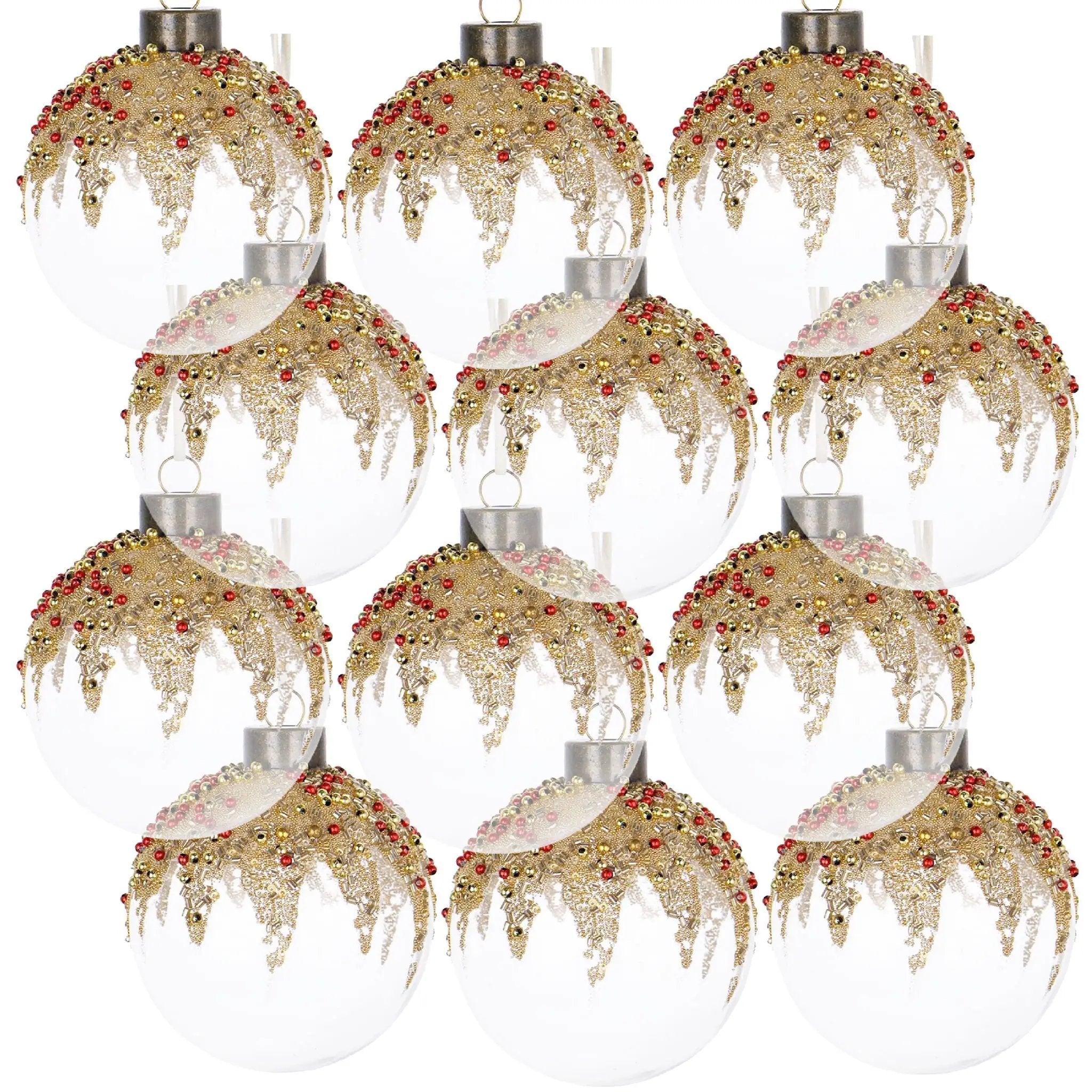 Christmas Ball Ornaments, Decorative Hanging Ball Christmas Tree Ornaments For Holiday Party Decorations by Unique Piece Furniture